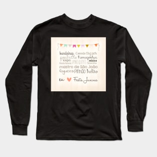 Festa junina mastro Long Sleeve T-Shirt